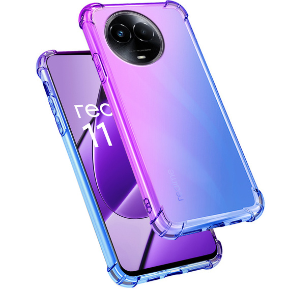 θήκη για το Realme 11 5G, Gradient Dropproof, Μωβ / μπλε