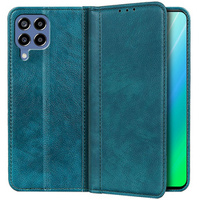 Θήκη για Samsung Galaxy M33 5G, Wallet Litchi Leather, πράσινη