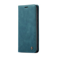 θήκη CASEME για Samsung Galaxy S21 FE, Leather Wallet Case, πράσινη