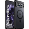 Θήκη για Google Pixel 8 Pro, για MagSafe, ERBORD Μatt Case, μαύρη