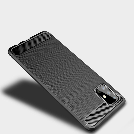 Θήκη για Samsung Galaxy M31S, Carbon, μαύρη