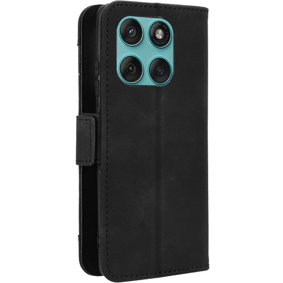 Θήκη με πτερύγιο για Motorola Edge 60 / 60 Fusion, Card Slot, μαύρη