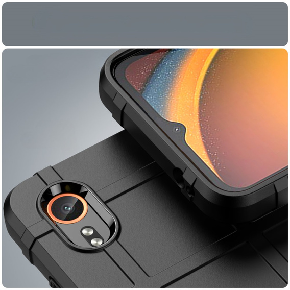 Θήκη για Samsung Galaxy Xcover 7, Rugged Shield, μαύρη