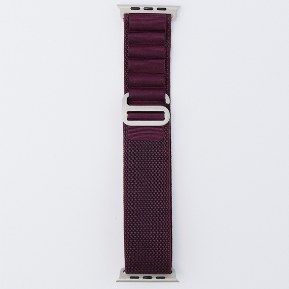 Λουράκι νάιλον για Apple Watch 1/2/3/4/5/6/7/8/SE/ULTRA 42/44/45/49mm, μπορντό