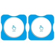 2x ERBORD μετριασμένο γυαλί για Huawei Watch GT 5 41mm, με πλαίσιο τοποθέτησης