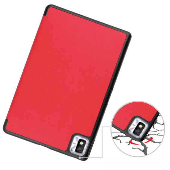 Θήκη για TCL Tab 10s 9081X / TCL Tab 10s 9080G 2021, Smartcase, κόκκινη