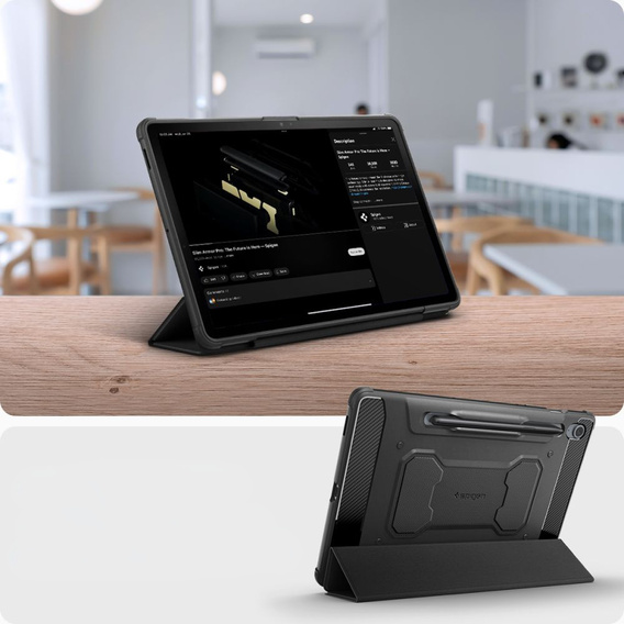 SPIGEN Rugged Armor Pro για Samsung Galaxy Tab S10 Lite / Galaxy Tab S9 FE 10.9 (X400 / X406B / X510 / X516B)