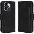 Θήκη με πτερύγιο για Oppo Reno 13, Card Slot, μαύρη