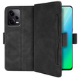 Θήκη με πτερύγιο για Xiaomi Redmi Note 12 5G / POCO X5 5G, Card Slot, μαύρη