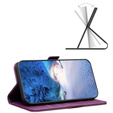 θήκη με πτερύγιο για Xiaomi Redmi Note 13 5G, BINFEN Wallet, σκούρο μωβ