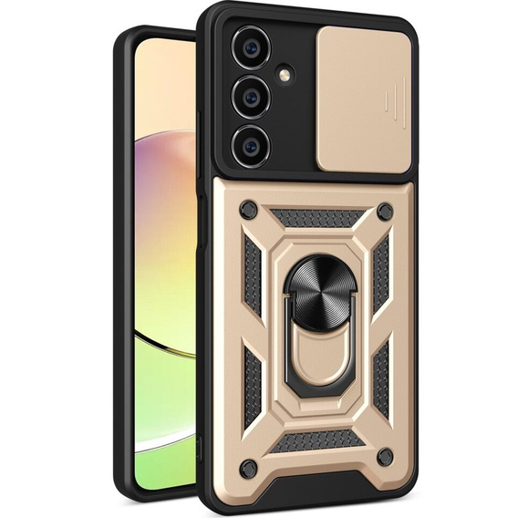 Θήκη για Samsung Galaxy A05s, CamShield Slide, χρυσή