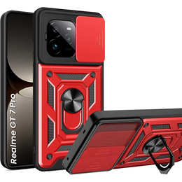 Θήκη για Realme GT 7 Pro, CamShield Slide, κόκκινη