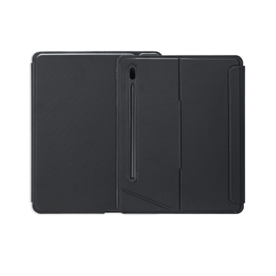 Θήκη με φωτιζόμενο πληκτρολόγιο bluetooth για Samsung Galaxy S9+ / S9 FE+ / S10+ Plus, μαύρη