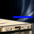 Μαγνητική θήκη MagSafe Dual Glass για iPhone 15 Plus, χρυσή
