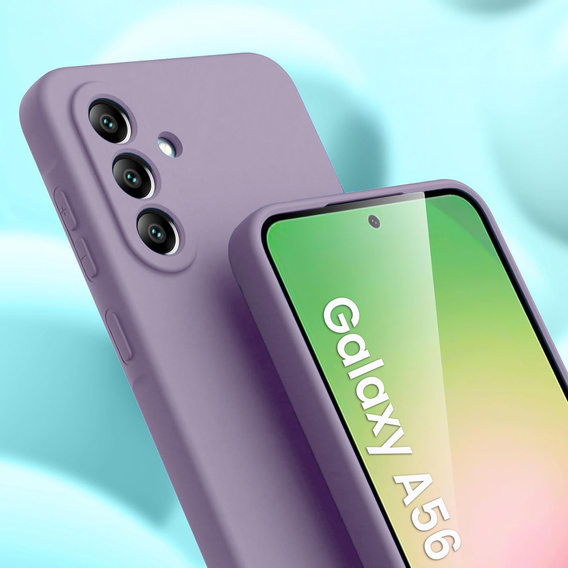 Θήκη για Samsung Galaxy A56 5G, Silicone Lite, μωβ