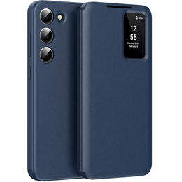 Αναδιπλούμενη θήκη για Samsung Galaxy S22, Smart View Wallet, μπλε