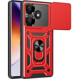 Θήκη για Xiaomi Redmi 13, CamShield Slide, κόκκινη