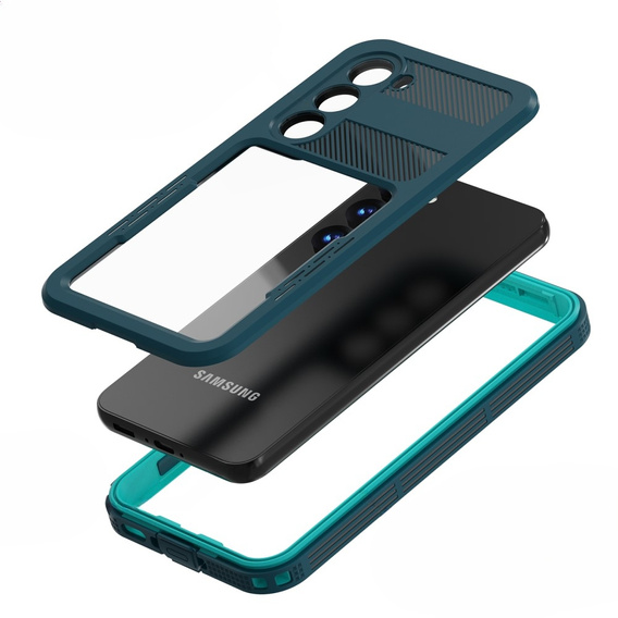 Αδιάβροχη θήκη IP68 για το Samsung Galaxy S23 Plus, πράσινη