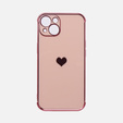 Θήκη για Apple iPhone 13, Electro heart, ροζ rose gold