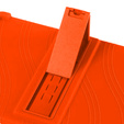 Θήκη σιλικόνης για Xiaomi Redmi Pad SE 11", Impact, θωρακισμένη, πορτοκαλί