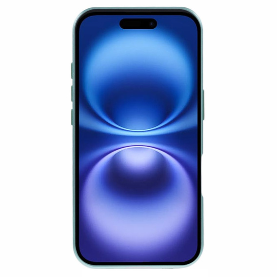 θήκη για το iPhone 16, Magnetic Dual Glass, πράσινη