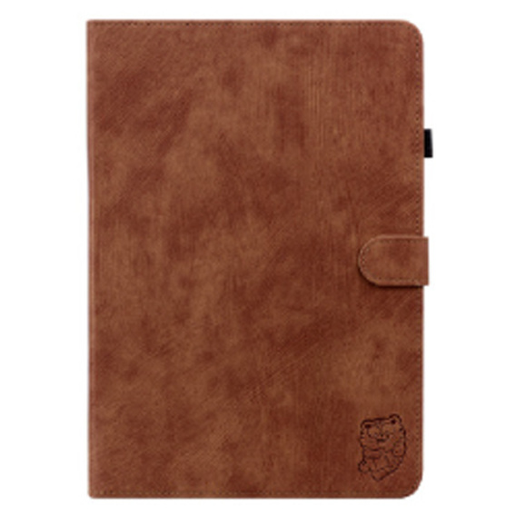 Θήκη για Xiaomi Redmi Pad SE 11", Wallet Pen Slot, καφέ