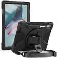 Θωρακισμένη θήκη για Lenovo Tab P11 Pro Gen 2 TB132FU TB132XU 11.2", προστατευτική 360 με χώρο για γραφίδα, μαύρη