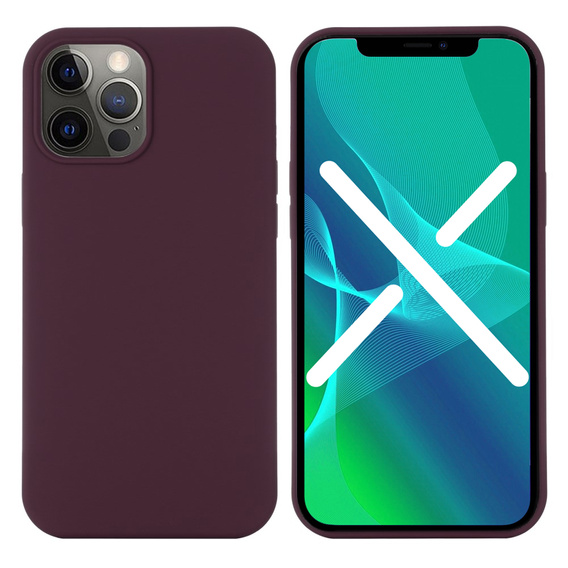 Θήκη για iPhone 13 Pro, Silicone MagSafe, μπορντό