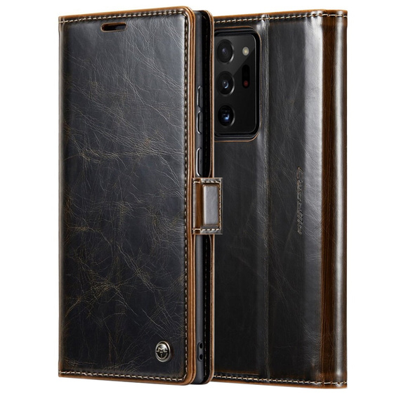 θήκη CASEME για Samsung Galaxy Note 20 Ultra, Waxy Textured, καφές