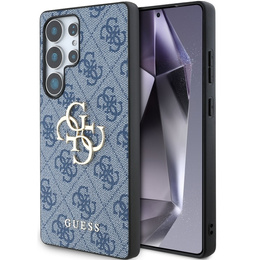 GUESS Θήκη για Samsung Galaxy S25 Ultra, 4G Big Metal Logo, μπλε