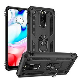 θωρακισμένη θήκη για Xiaomi Redmi 8 / 8A, Nox Case Ring, μαύρη