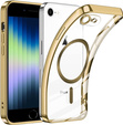 Θήκη για iPhone 7 Plus / 8 Plus, Electro MagSafe, χρυσή + Γυαλί για την οθόνη
