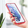 Θήκη για Samsung Galaxy S21+ Plus, Silicone Lite, κόκκινη