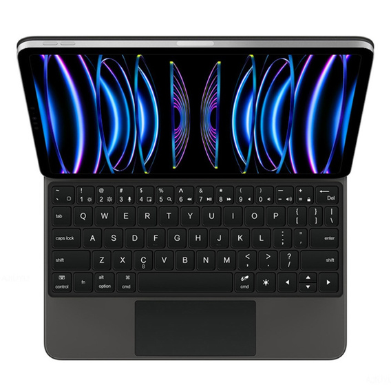 Θήκη πληκτρολογίου για iPad Pro 11" 2024, Magnetic Keyboard Touchpad, μαύρη