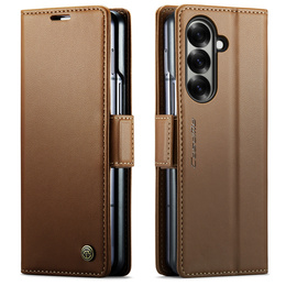 CASEME Litchi θήκη πορτοφόλι flip για Samsung Galaxy Z Fold7 5G