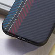 Θήκη για iPhone 16 Pro Max, Aramid Fiber MagSafe, μαύρη
