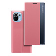 Η αναδιπλούμενη θήκη για το Xiaomi Mi 11, Side View, ροζ