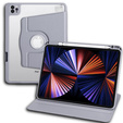 Θήκη για iPad Pro 11" 2022/2021/2020 (4/3/2 gen.), με υποδοχή γραφίδας, περιστρεφόμενη κατά 360°, μωβ