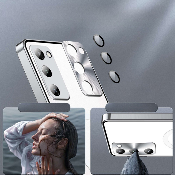 θήκη προστασίας κάμερας για το Samsung Galaxy S20 FE, CamShield MagSafe, διαφανές / ασημί