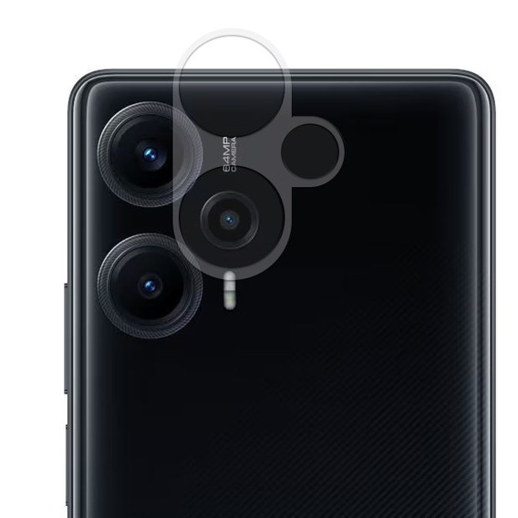 2x ERBORD μετριασμένο γυαλί για την κάμερα για να Xiaomi Poco F5, διαφανής