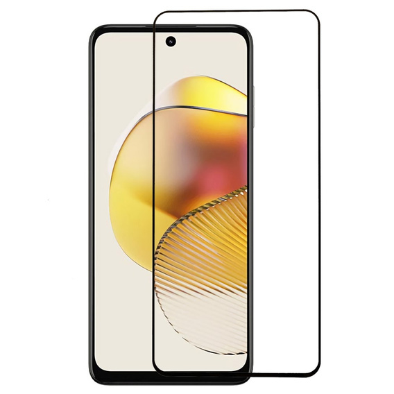 Μετριασμένο γυαλί 3D για Motorola Moto G73 5G, μαύρη