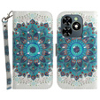 Θήκη με πτερύγιο για Infinix Hot 40i, Wallet, Mandala Flower