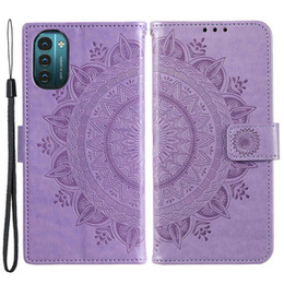 Θήκη με πτερύγιο για Nokia G11/ G21, Mandala, μπλε