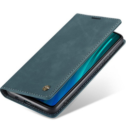 θήκη CASEME για Xiaomi Redmi Note 8 Pro, Leather Wallet Case, τυρκουάζ