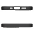  θήκη Spigen για iPhone 16E, Enzo Aramid MagSafe, carbon black + γυαλί 9H tempered glass