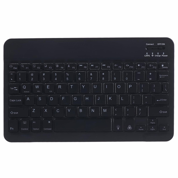 Θήκη + πληκτρολόγιο Lenovo Tab M10 Plus Gen 3 TB-125F TB-128F, μαύρη