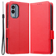 Θήκη με πτερύγιο για Nokia X30 5G, Wallet Litchi Magnet Case, κόκκινη