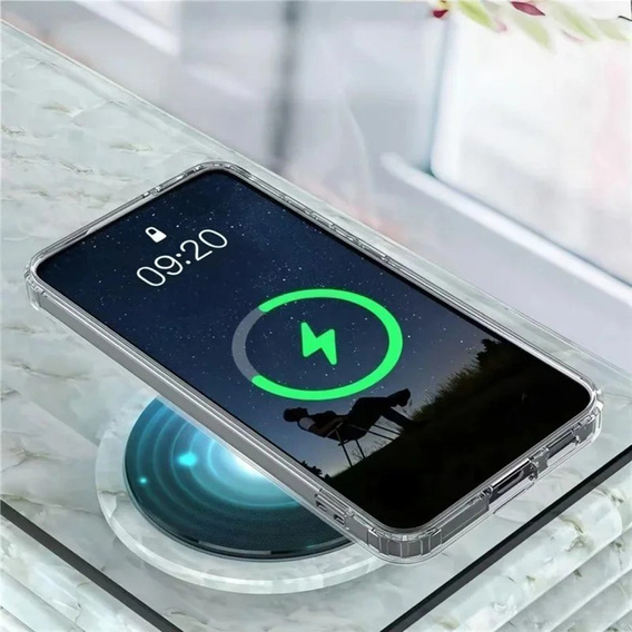 Θήκη για Samsung Galaxy S25 FE, Fusion Hybrid, για MagSafe, διαφανής
