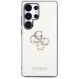 GUESS Θήκη για Samsung Galaxy S25 Ultra, 4G Big Metal Logo, μπεζ