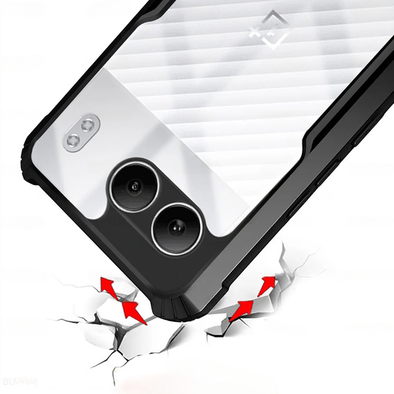 Θήκη για OnePlus Nord 4, AntiDrop Hybrid, μαύρη
